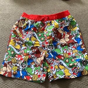 Nintendo Super Mario Red and White Shorts 10-12 years